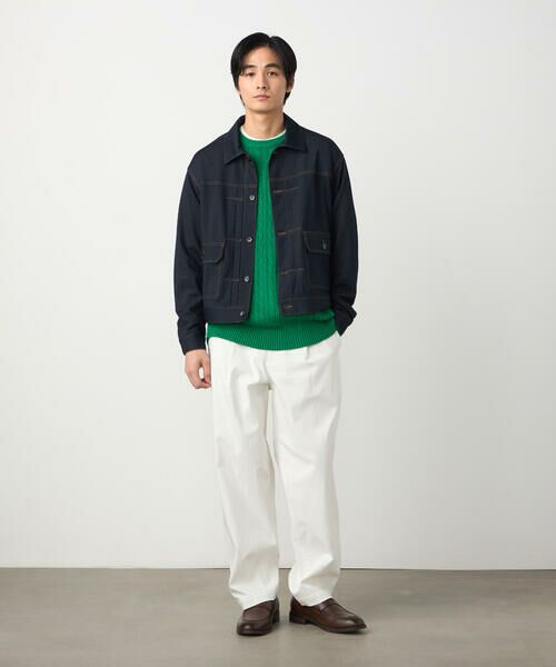 COMME CA ISM / コムサイズム その他パンツ | 【スマートベーシックパンツ】ハイテンションツイル ワイドテーパードパンツ | 詳細2