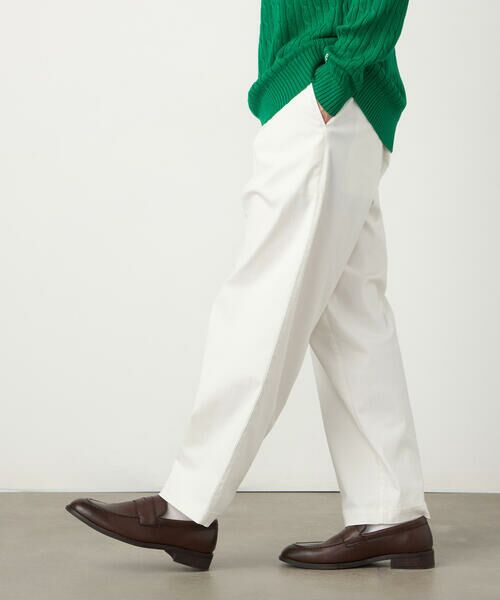 COMME CA ISM / コムサイズム その他パンツ | 【スマートベーシックパンツ】ハイテンションツイル ワイドテーパードパンツ | 詳細5