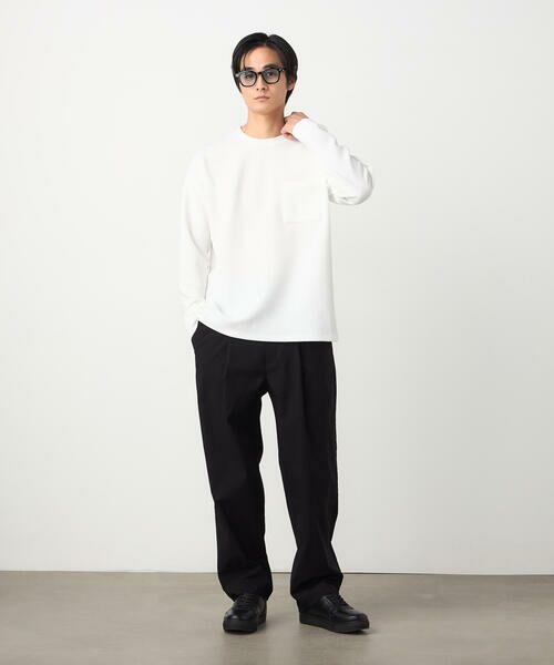 COMME CA ISM / コムサイズム その他パンツ | 【スマートベーシックパンツ】ハイテンションツイル ワイドテーパードパンツ | 詳細7