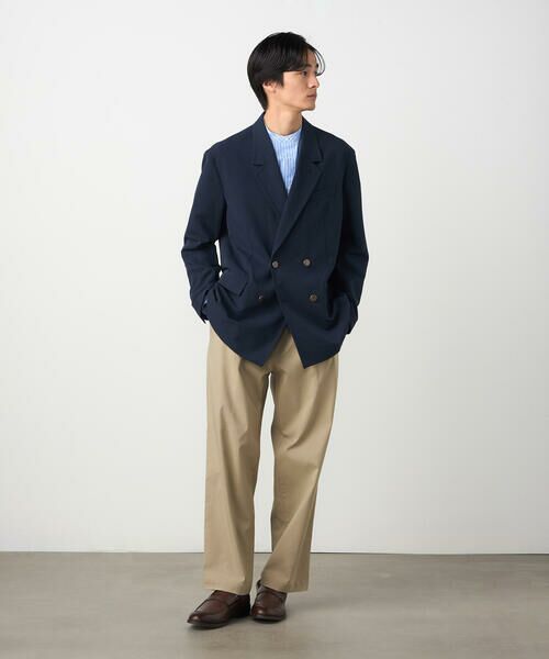 COMME CA ISM / コムサイズム その他パンツ | 【スマートベーシックパンツ】ハイテンションツイル ワイドテーパードパンツ | 詳細14