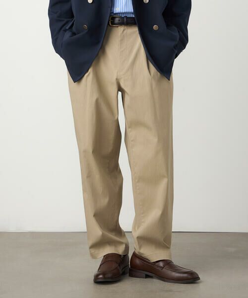 COMME CA ISM / コムサイズム その他パンツ | 【スマートベーシックパンツ】ハイテンションツイル ワイドテーパードパンツ | 詳細18