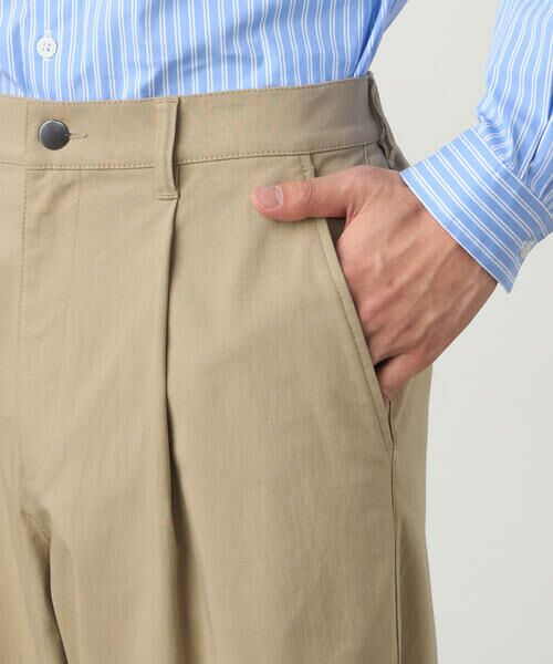 COMME CA ISM / コムサイズム その他パンツ | 【スマートベーシックパンツ】ハイテンションツイル ワイドテーパードパンツ | 詳細24