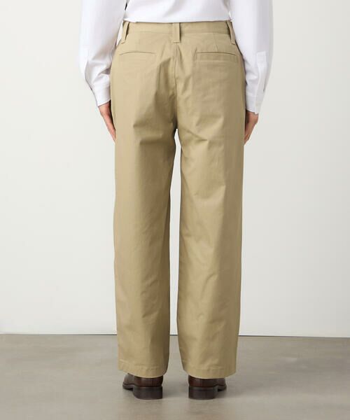 COMME CA ISM / コムサイズム その他パンツ | コットンストレッチツイル ノータックワイドテーパードパンツ | 詳細7