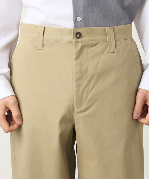 COMME CA ISM / コムサイズム その他パンツ | コットンストレッチツイル ノータックワイドテーパードパンツ | 詳細8