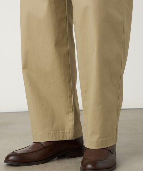 COMME CA ISM / コムサイズム その他パンツ | コットンストレッチツイル ノータックワイドテーパードパンツ | 詳細11