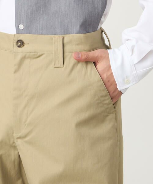COMME CA ISM / コムサイズム その他パンツ | コットンストレッチツイル ノータックワイドテーパードパンツ | 詳細11