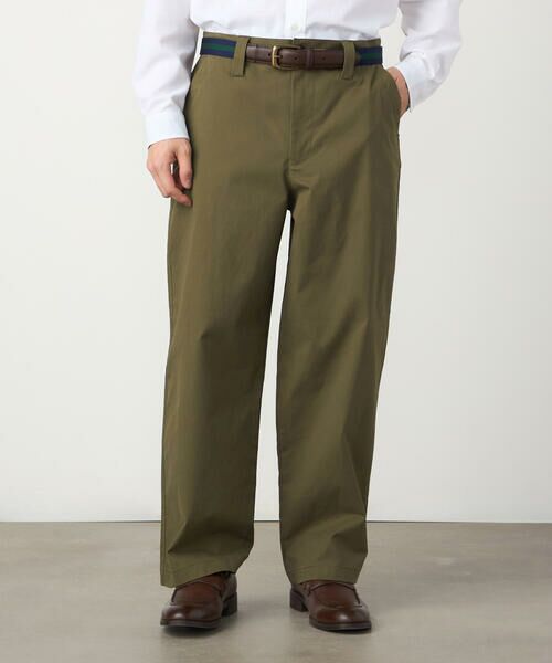 COMME CA ISM / コムサイズム その他パンツ | コットンストレッチツイル ノータックワイドテーパードパンツ | 詳細20