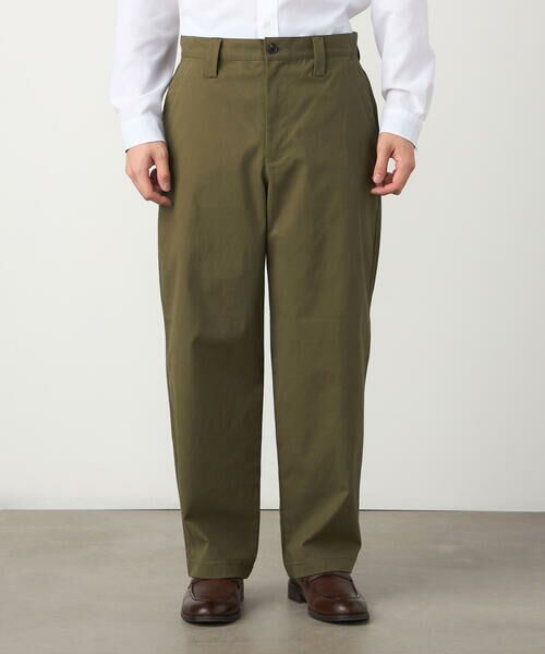 COMME CA ISM / コムサイズム その他パンツ | コットンストレッチツイル ノータックワイドテーパードパンツ | 詳細20