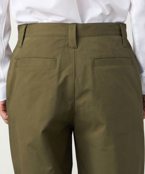 COMME CA ISM / コムサイズム その他パンツ | コットンストレッチツイル ノータックワイドテーパードパンツ | 詳細23
