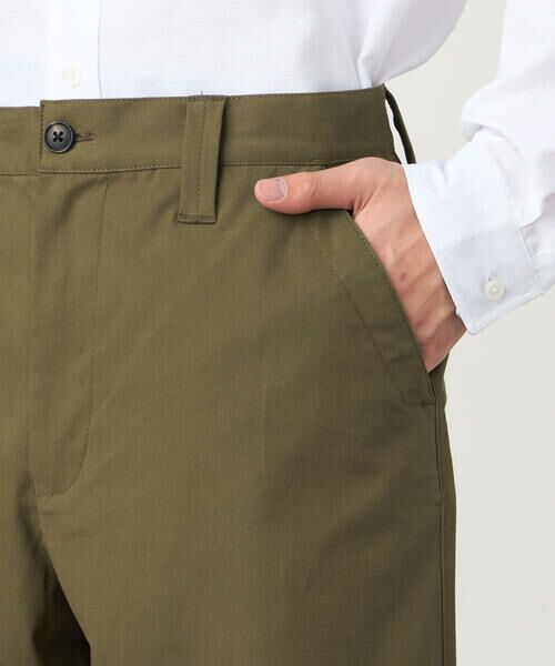 COMME CA ISM / コムサイズム その他パンツ | コットンストレッチツイル ノータックワイドテーパードパンツ | 詳細24