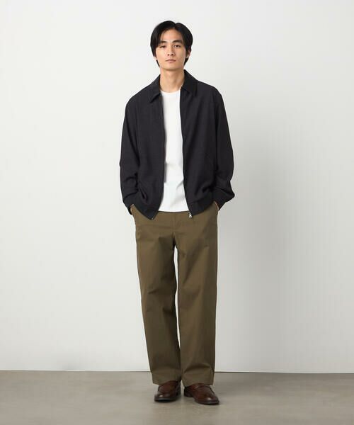 COMME CA ISM / コムサイズム その他パンツ | コットンストレッチツイル ノータックワイドテーパードパンツ | 詳細16