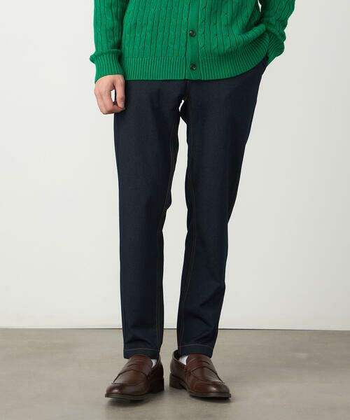 COMME CA ISM / コムサイズム その他パンツ | ガムストレッチ デニムライクジャージー クライミングパンツ(ネイビー)