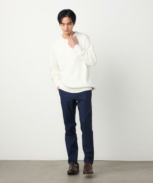 COMME CA ISM / コムサイズム ニット・セーター | ケーブル柄 クルーネックプルオーバー | 詳細2