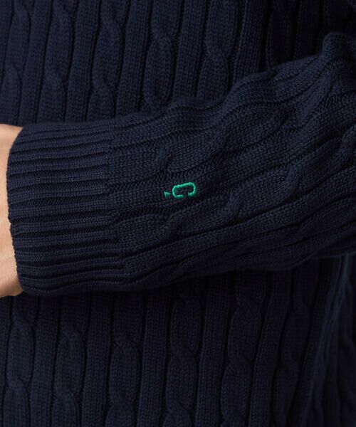 COMME CA ISM / コムサイズム ニット・セーター | ケーブル柄 クルーネックプルオーバー | 詳細15