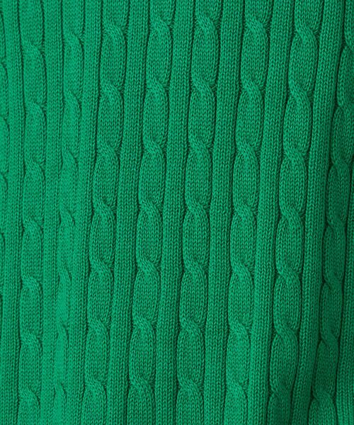 COMME CA ISM / コムサイズム ニット・セーター | ケーブル柄 クルーネックプルオーバー | 詳細23
