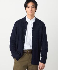 COMME CA ISM / コムサイズム カーディガン・ボレロ | ケーブル柄 カーディガン