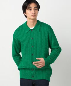 COMME CA ISM / コムサイズム カーディガン・ボレロ | ケーブル柄 カーディガン