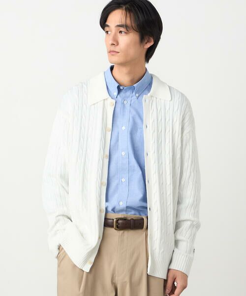 COMME CA ISM / コムサイズム カーディガン・ボレロ | ケーブル柄 カーディガン | 詳細2