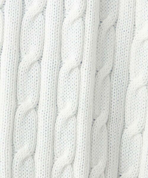 COMME CA ISM / コムサイズム カーディガン・ボレロ | ケーブル柄 カーディガン | 詳細5