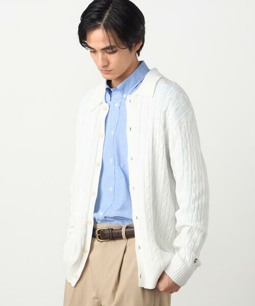 COMME CA ISM / コムサイズム カーディガン・ボレロ | ケーブル柄 カーディガン | 詳細3