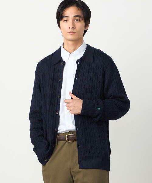 COMME CA ISM / コムサイズム カーディガン・ボレロ | ケーブル柄 カーディガン | 詳細10
