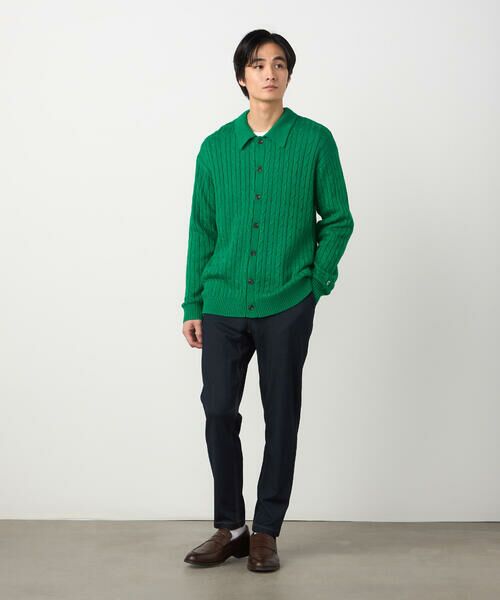 COMME CA ISM / コムサイズム カーディガン・ボレロ | ケーブル柄 カーディガン | 詳細13