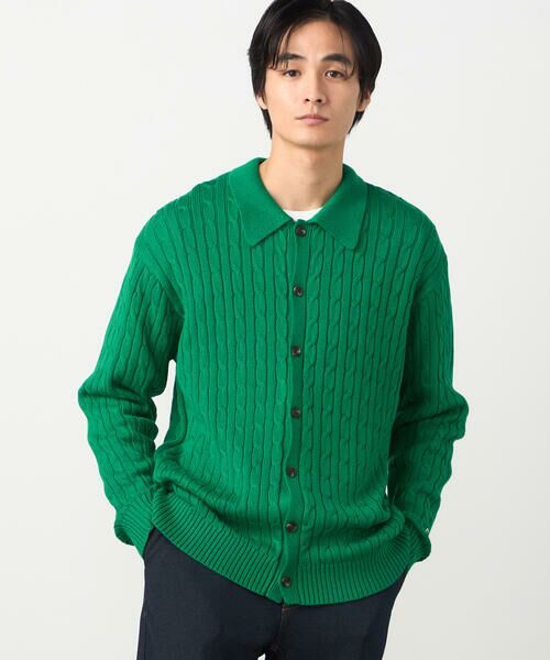 COMME CA ISM / コムサイズム カーディガン・ボレロ | ケーブル柄 カーディガン | 詳細14