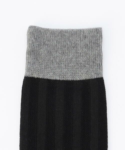 COMME CA ISM / コムサイズム ソックス | シャドーストライプ ソックス | 詳細1