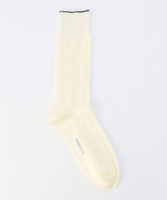 COMME CA ISM / コムサイズム ソックス | リンクス編み ケーブル柄 ソックス