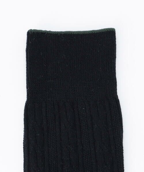 COMME CA ISM / コムサイズム ソックス | リンクス編み ケーブル柄 ソックス | 詳細2