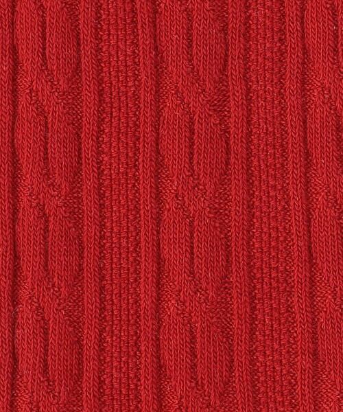 COMME CA ISM / コムサイズム ソックス | リンクス編み ケーブル柄 ソックス | 詳細7