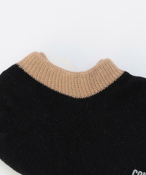 COMME CA ISM / コムサイズム ソックス | パネルボーダー柄 アンクル ソックス | 詳細1