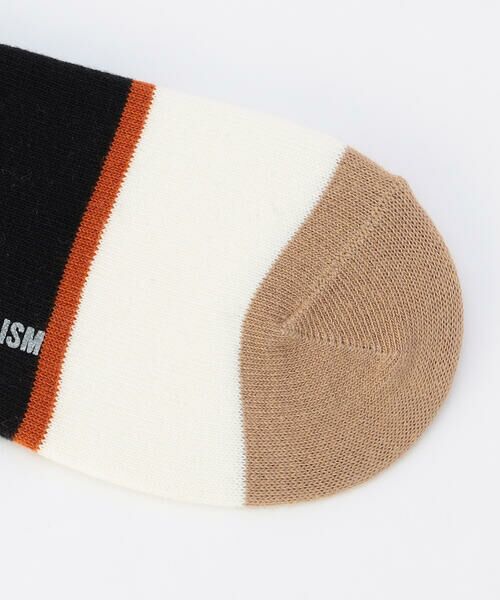 COMME CA ISM / コムサイズム ソックス | パネルボーダー柄 アンクル ソックス | 詳細4