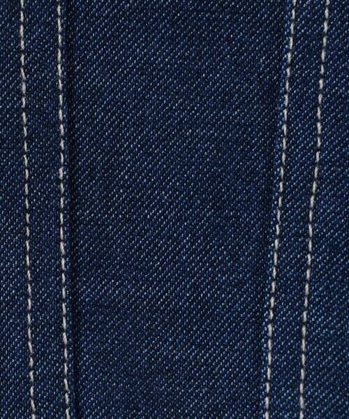 COMME CA ISM / コムサイズム ブルゾン | デニムライクストレッチ フード付き Gジャン | 詳細13