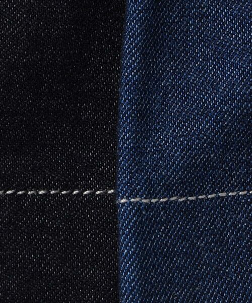 COMME CA ISM / コムサイズム ロング・マキシ丈スカート | デニムライクストレッチ キュロットスカート | 詳細12