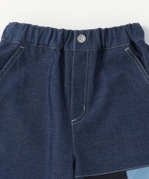 COMME CA ISM / コムサイズム ショート・ハーフ・半端丈パンツ | デニムライクストレッチ ハーフパンツ | 詳細8