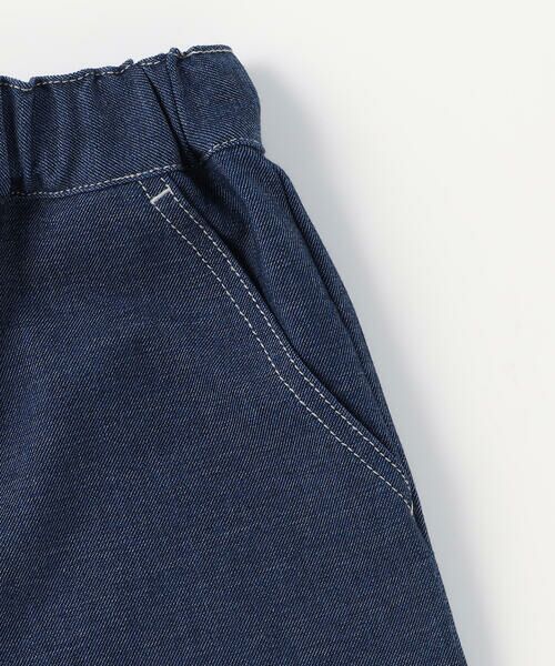 COMME CA ISM / コムサイズム ショート・ハーフ・半端丈パンツ | デニムライクストレッチ ハーフパンツ | 詳細9