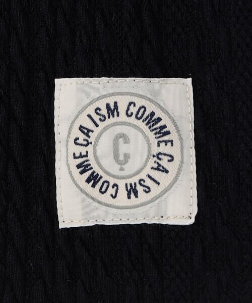 COMME CA ISM / コムサイズム Tシャツ | ケーブルジャカード フェイクレイヤード 半袖Tシャツ | 詳細13