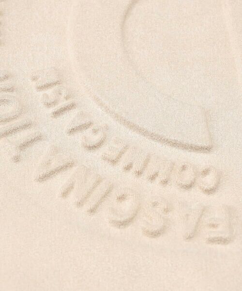 COMME CA ISM / コムサイズム スウェット | スエードタッチエンボストレーナー | 詳細9