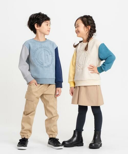 COMME CA ISM / コムサイズム スウェット | スエードタッチエンボストレーナー | 詳細10