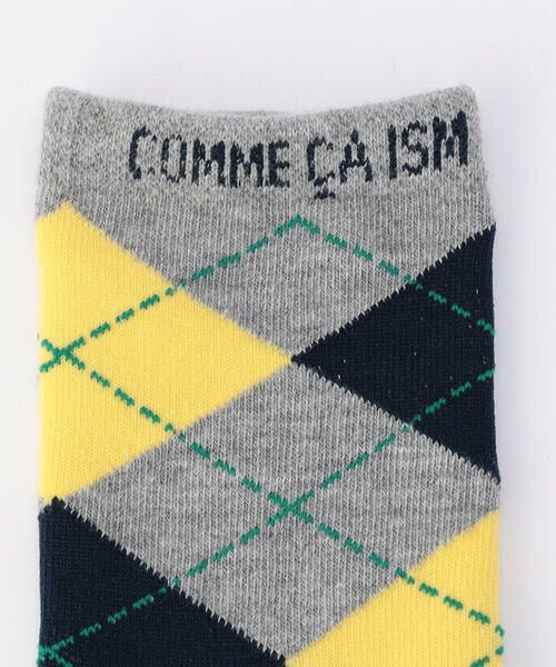 COMME CA ISM / コムサイズム ソックス | アーガイル クルーソックス | 詳細1