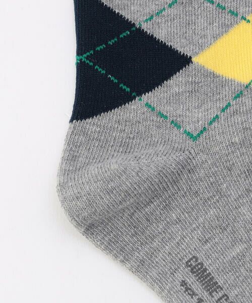 COMME CA ISM / コムサイズム ソックス | アーガイル クルーソックス | 詳細2