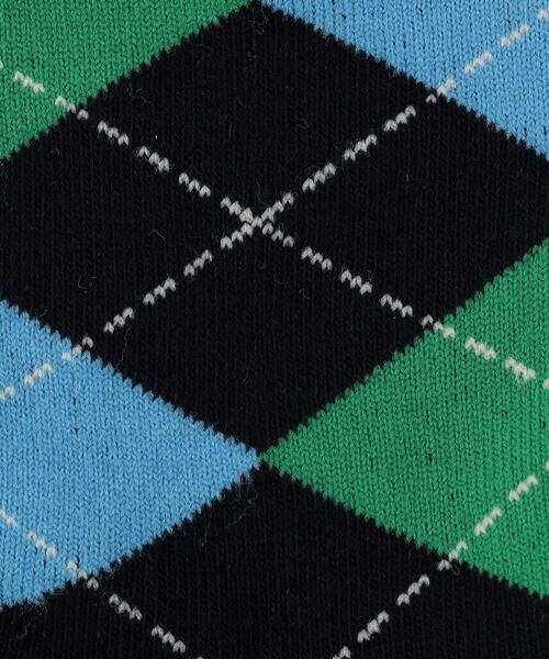 COMME CA ISM / コムサイズム ソックス | アーガイル クルーソックス | 詳細9