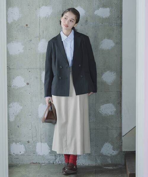 COMME CA ISM / コムサイズム テーラードジャケット | 【ＵＶカット・吸汗速乾・接触冷感】kireri ポリエステルストレッチドライツイル ダブルブレストテーラードジャケット/セットアップ対応 | 詳細1