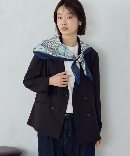 COMME CA ISM / コムサイズム テーラードジャケット | 【ＵＶカット・吸汗速乾・接触冷感】kireri ポリエステルストレッチドライツイル ダブルブレストテーラードジャケット/セットアップ対応 | 詳細2