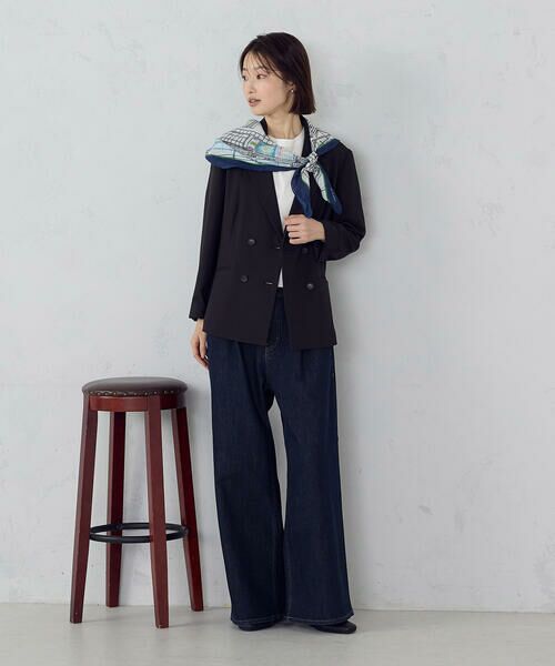 COMME CA ISM / コムサイズム テーラードジャケット | 【ＵＶカット・吸汗速乾・接触冷感】kireri ポリエステルストレッチドライツイル ダブルブレストテーラードジャケット/セットアップ対応 | 詳細3