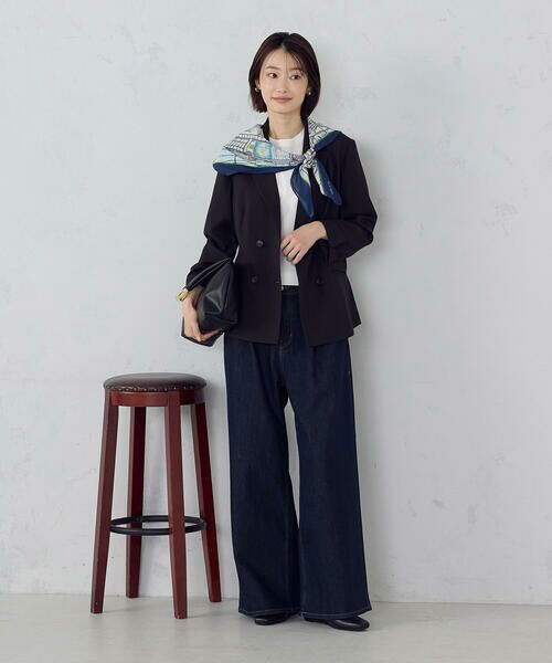 COMME CA ISM / コムサイズム テーラードジャケット | 【ＵＶカット・吸汗速乾・接触冷感】kireri ポリエステルストレッチドライツイル ダブルブレストテーラードジャケット/セットアップ対応 | 詳細4