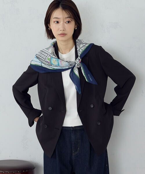 COMME CA ISM / コムサイズム テーラードジャケット | 【ＵＶカット・吸汗速乾・接触冷感】kireri ポリエステルストレッチドライツイル ダブルブレストテーラードジャケット/セットアップ対応 | 詳細7