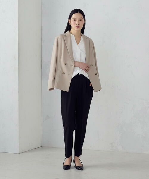 COMME CA ISM / コムサイズム テーラードジャケット | 【ＵＶカット・吸汗速乾・接触冷感】kireri ポリエステルストレッチドライツイル ダブルブレストテーラードジャケット/セットアップ対応 | 詳細13