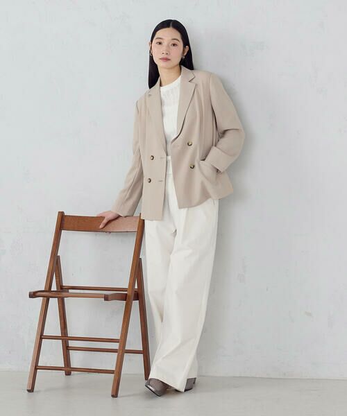 COMME CA ISM / コムサイズム テーラードジャケット | 【ＵＶカット・吸汗速乾・接触冷感】kireri ポリエステルストレッチドライツイル ダブルブレストテーラードジャケット/セットアップ対応 | 詳細15